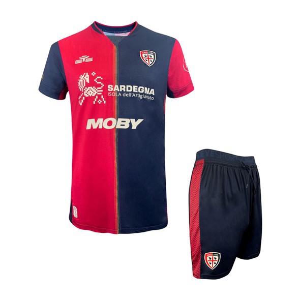 Camiseta Cagliari Calcio Primera equipo Niño 2024-25